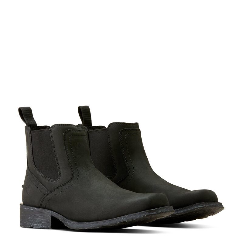 アリアト メンズ シューズ ブーツ・レインブーツ Ariat Midtown Rambler Boots Matte Black ブラック