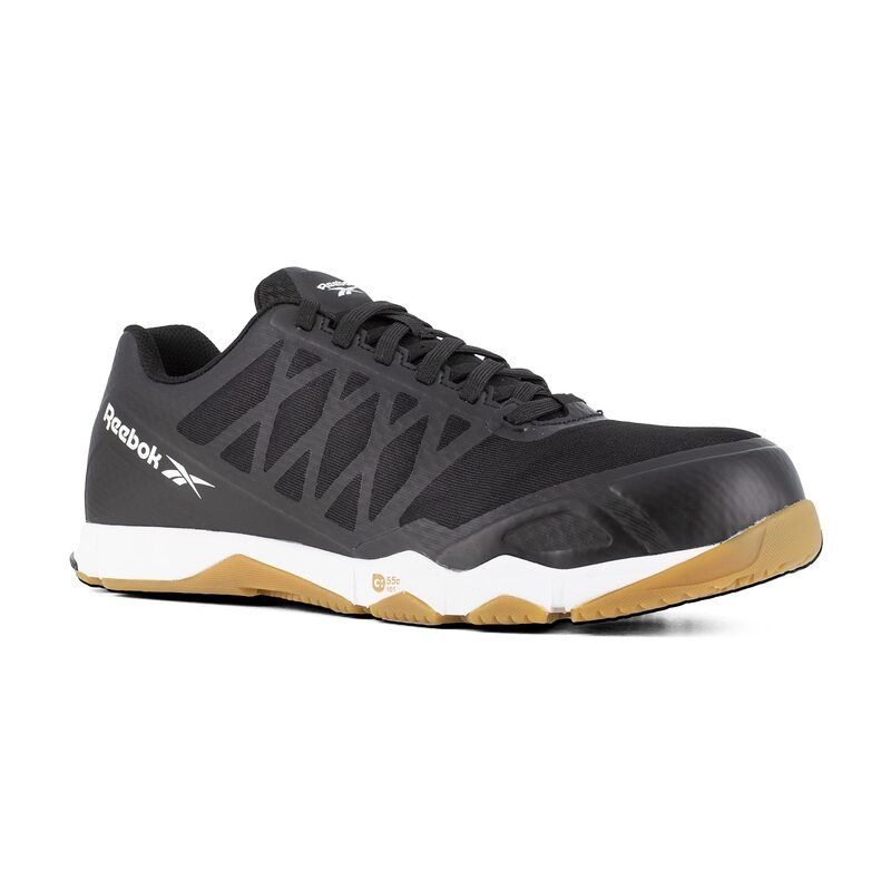 リーボック メンズ シューズ スニーカー Reebok Work Speed TR Work EH Comp Toe BlackGum ブラック