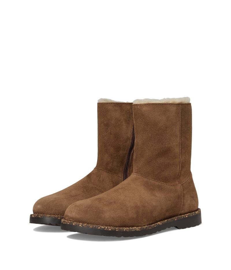 ビルケンシュトック レディース シューズ ブーツ・レインブーツ Birkenstock Uppsala Shearling Zipperedark Tea
