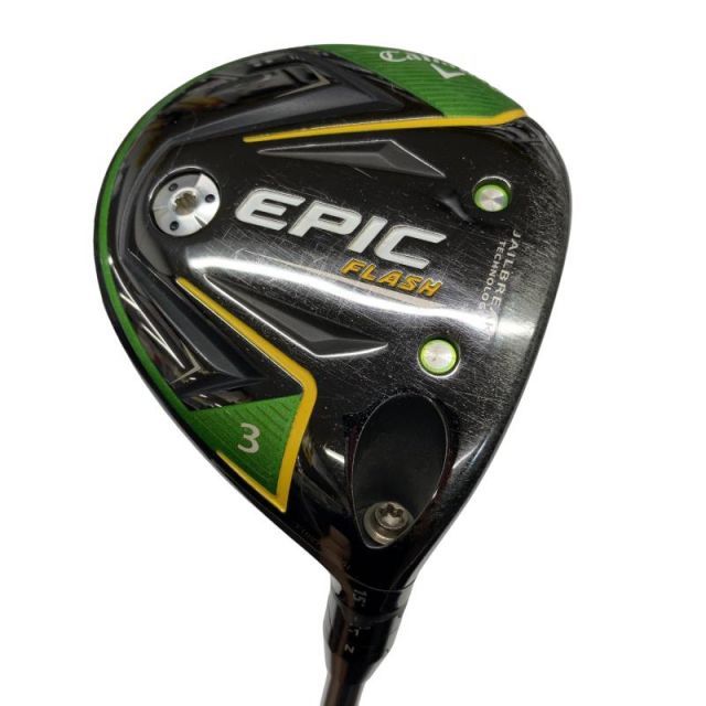 【中古】 キャロウェイ EPIC FLASH 3W USA フェアウェイウッド FW リシャフト (フレックスその他) メンズ 男性用 右利き 右用 Cランク ゴルフクラブ 11,250円