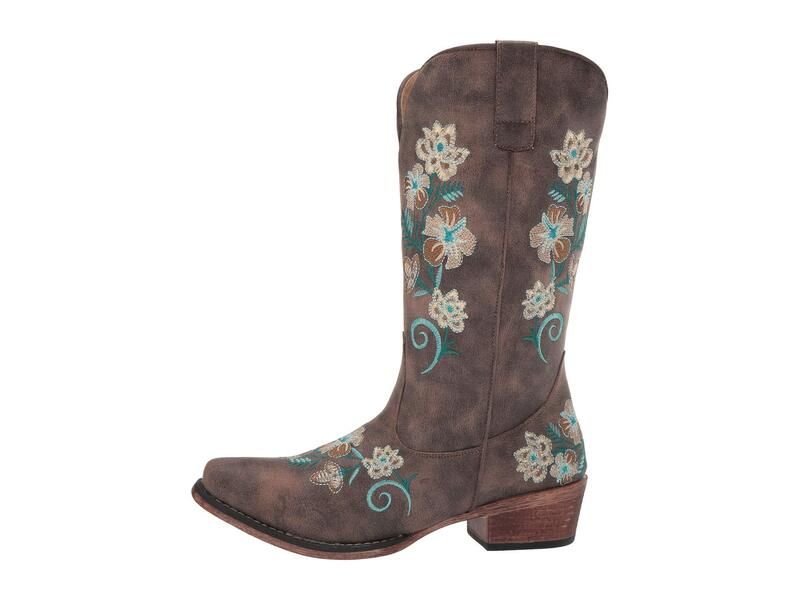 ローパー レディース シューズ ブーツ・レインブーツ フラワー柄 フラワー Roper Riley Floral Vintage Brown F ブラウン