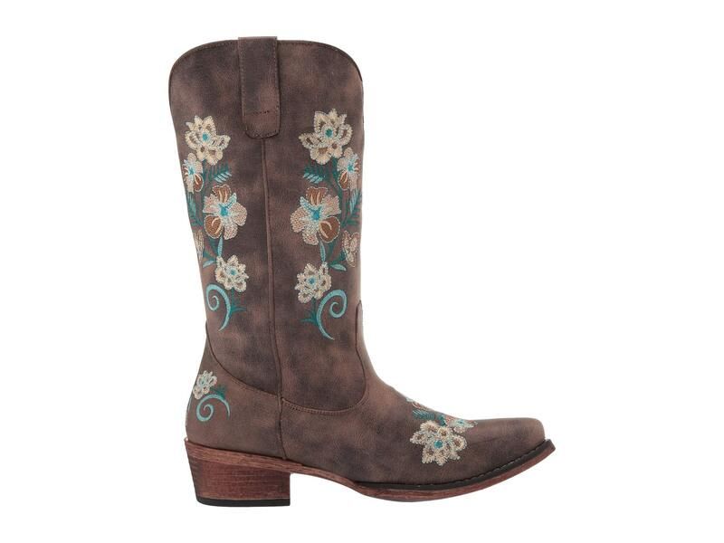 ローパー レディース シューズ ブーツ・レインブーツ フラワー柄 フラワー Roper Riley Floral Vintage Brown F ブラウン