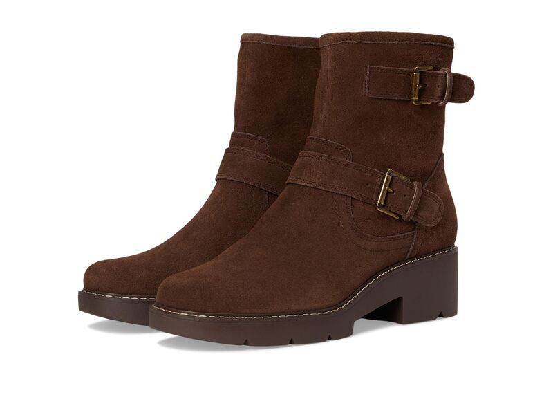ラッキーブランド レディース シューズ ブーツ・レインブーツ Lucky Brand Migyn Double Buckle Moto Boots Cappuccino 18,886円