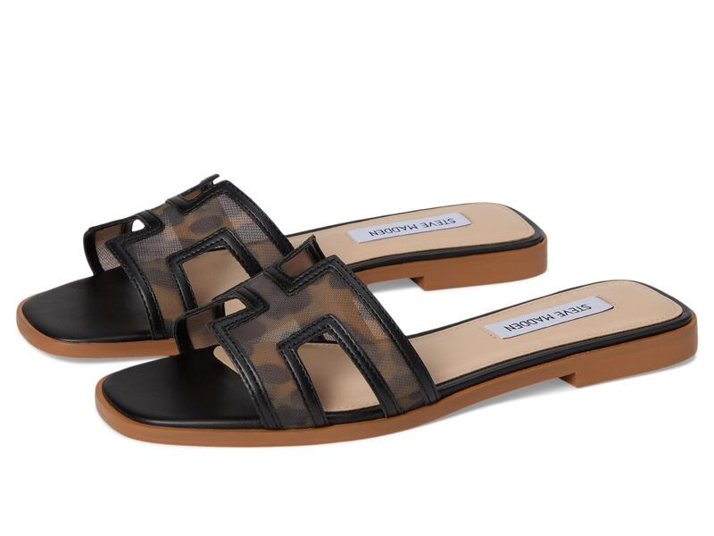スティーブ マデン レディース シューズ サンダル Steve Madden Hadyn Leopard アニマル
