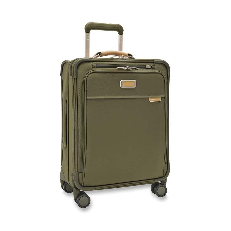 ブリッグスアンドライリー メンズ バッグ スーツケース Briggs amp Riley NEW Briggs Riley Baseline Global CarryOn Spinner Olive 100,900円