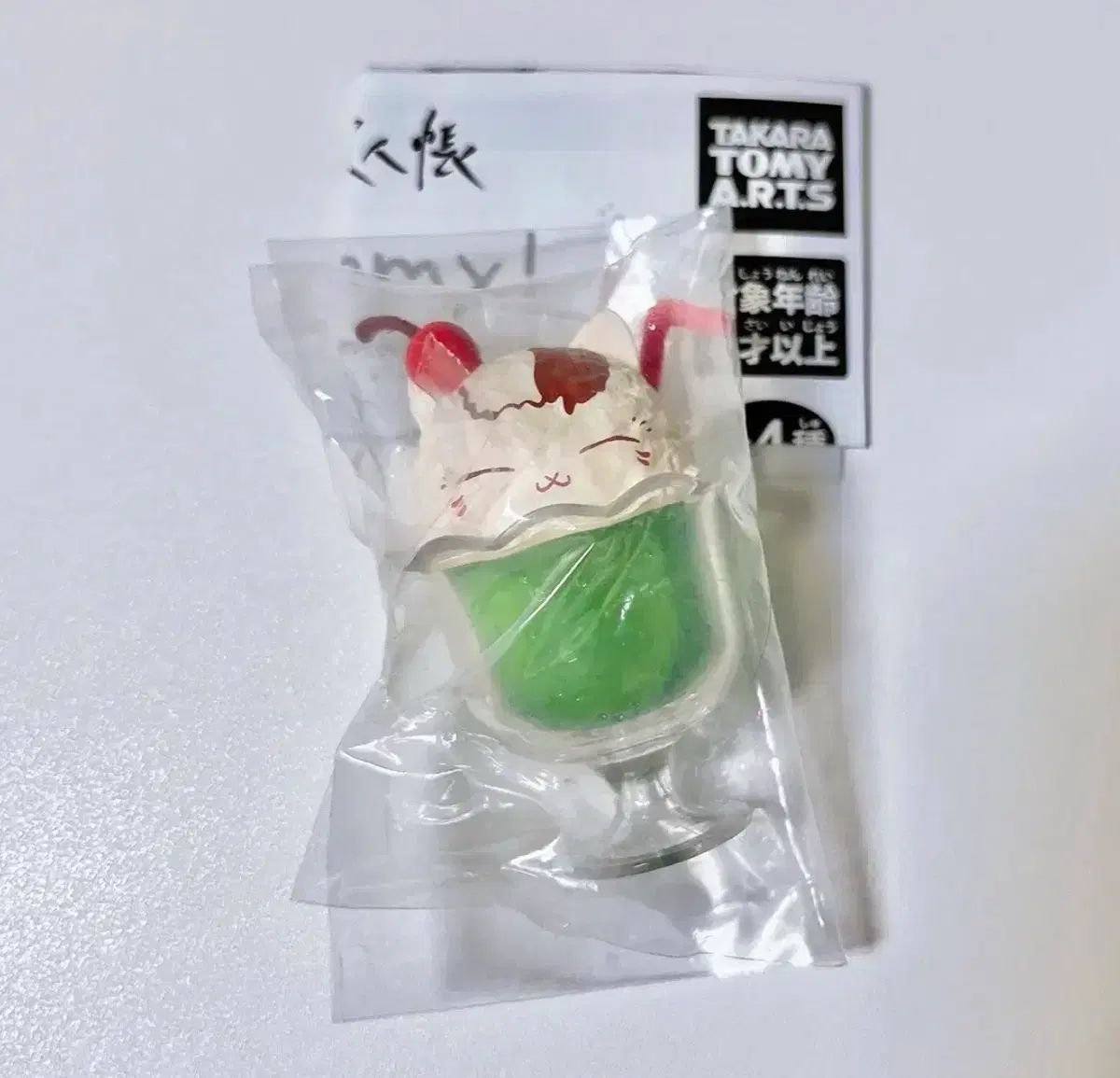 Figura Nyanko Sensei Cream Soda Gacha del libro de amigos de Natsume