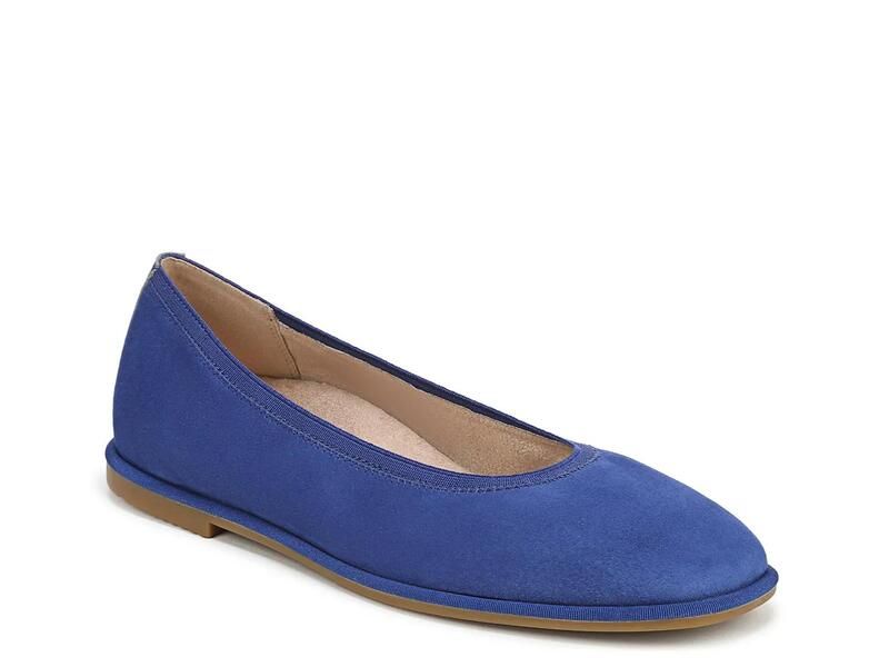 バイオニック レディース シューズ パンプス VionicCaroll Ballet Flat Blue Suede ブルー