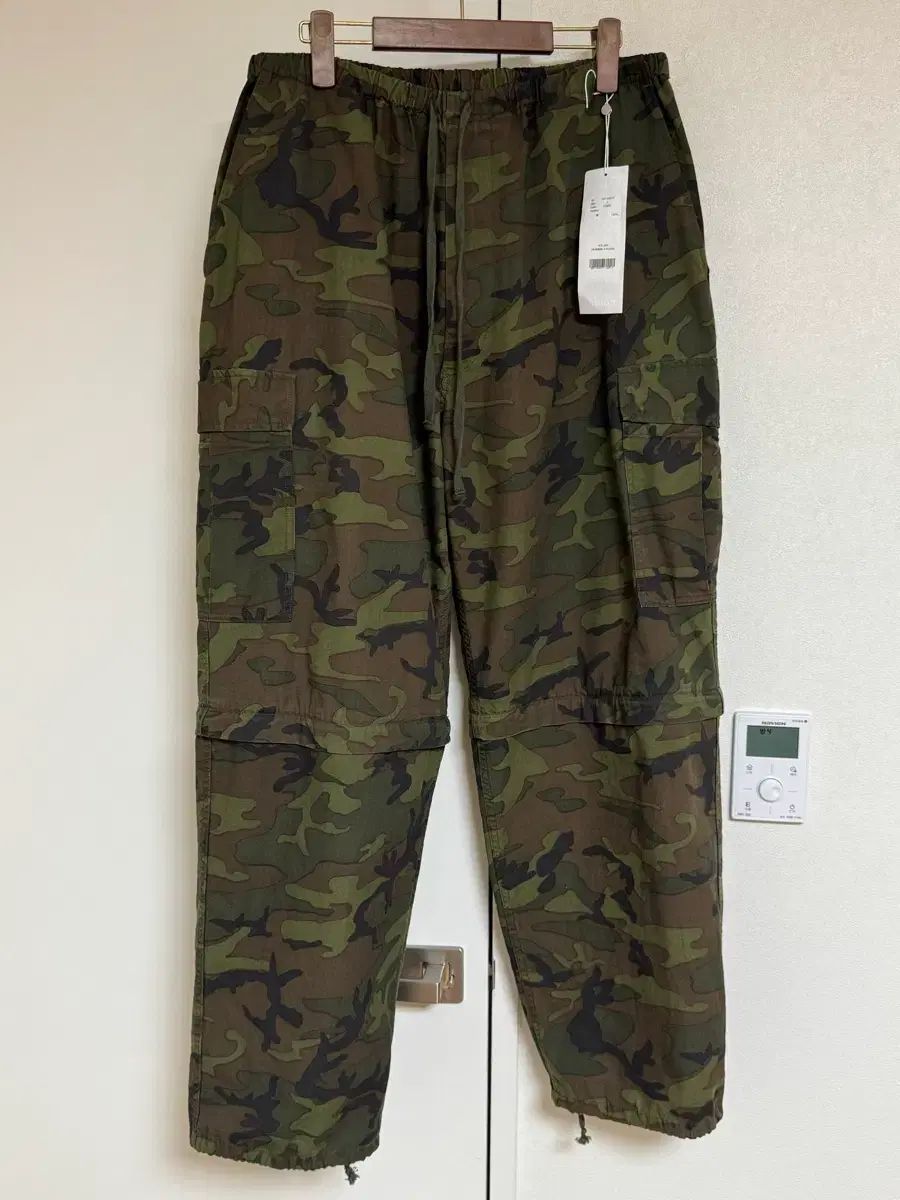 26SS コモリ コンバーチブル カモフラージュ パンツ 3サイズ