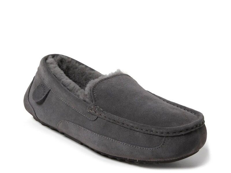 ディアフォームズ メンズ シューズ サンダル Dearfoams Melbourne Slipper Mens Grey グレー