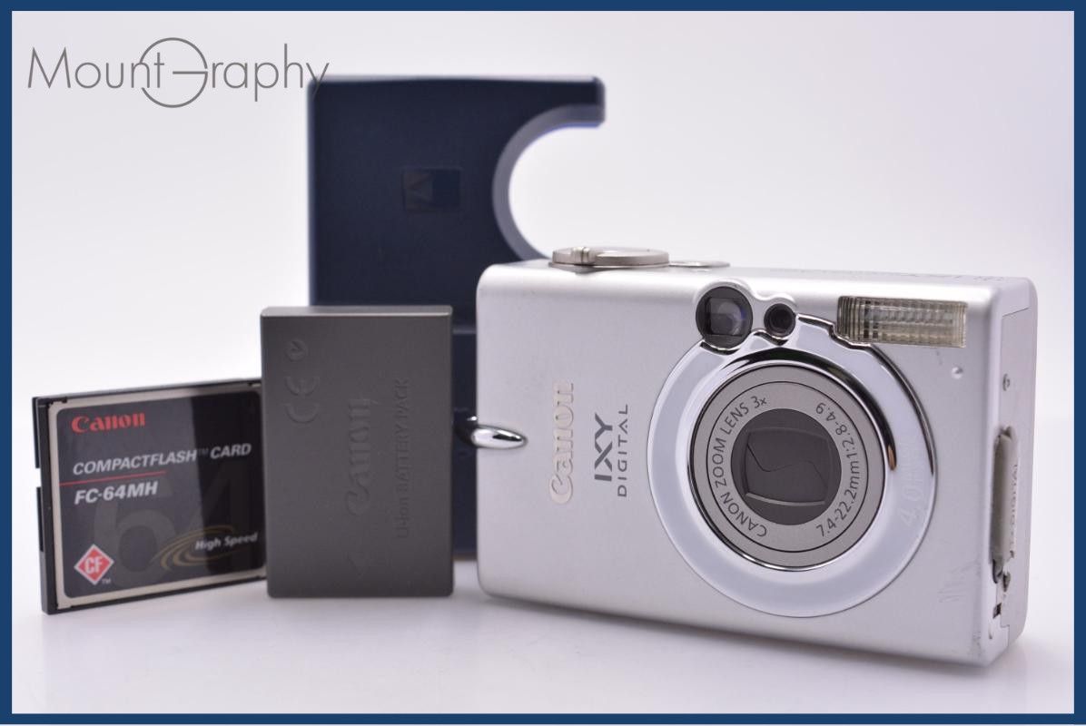 [Operation Guarantee] Canon IXY DIGITAL 400 3x Battery, Memory Card, Charger Included, Free #my180