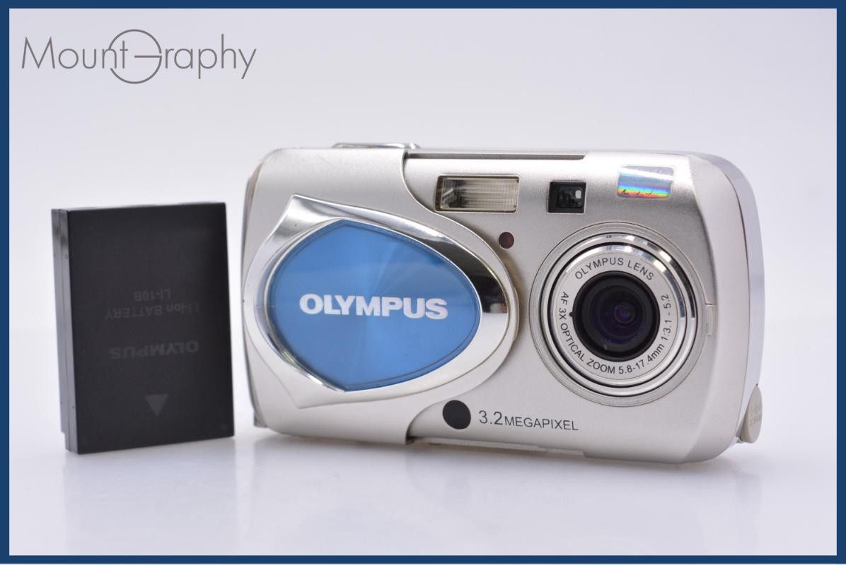 【動作保証】 オリンパス OLYMPUS μ-10 3x バッテリー付属 同梱無料 #my255 15,695円