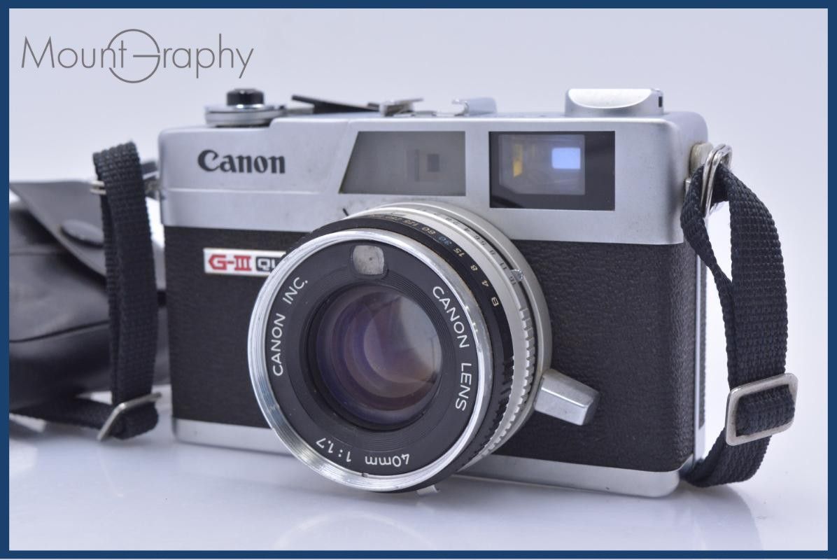 キヤノン Canon Canonet QL17 G-III 40mm F1.7 同梱無料 #yk9920