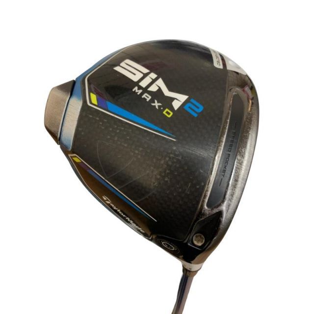 【中古】 テーラーメイド SIM2 MAX-D 9° ドライバー DR 純正特注シャフト (フレックスS) メンズ 男性用 右利き 右用 Cランク ゴルフクラブ