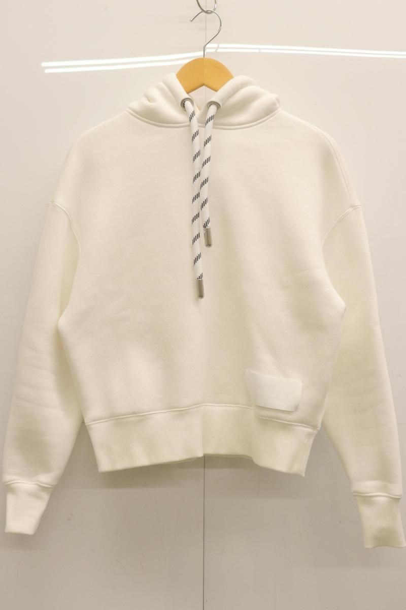 【中古】 AMI Alexandre Mattiussi メンズパーカー XS プルオーバーパーカー AMI Alexandre Mattiussi XS 白 ホワイト ロゴ