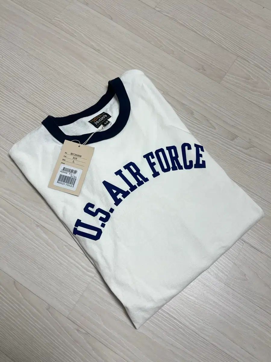 ザ・リアルマッコイズ U S AIR FORCE 白 半袖 Tシャツ 40(L)