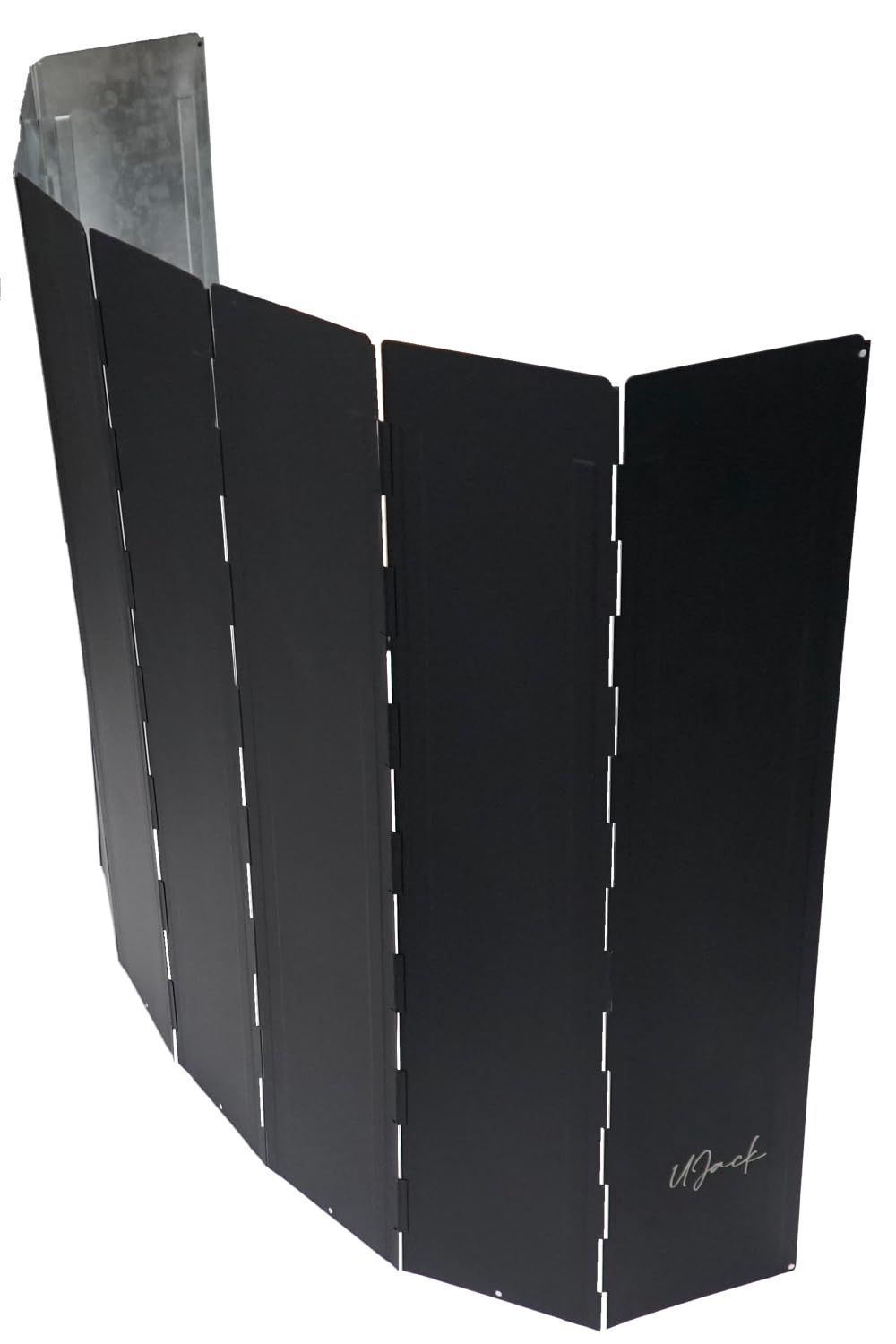 UJack(ユージャック) リフレクター デュアルフェイス 大型 風防 焚き火スクリーン 8枚連結 幅119cm 高さ70cm 輻射熱 遮熱板 風よけt