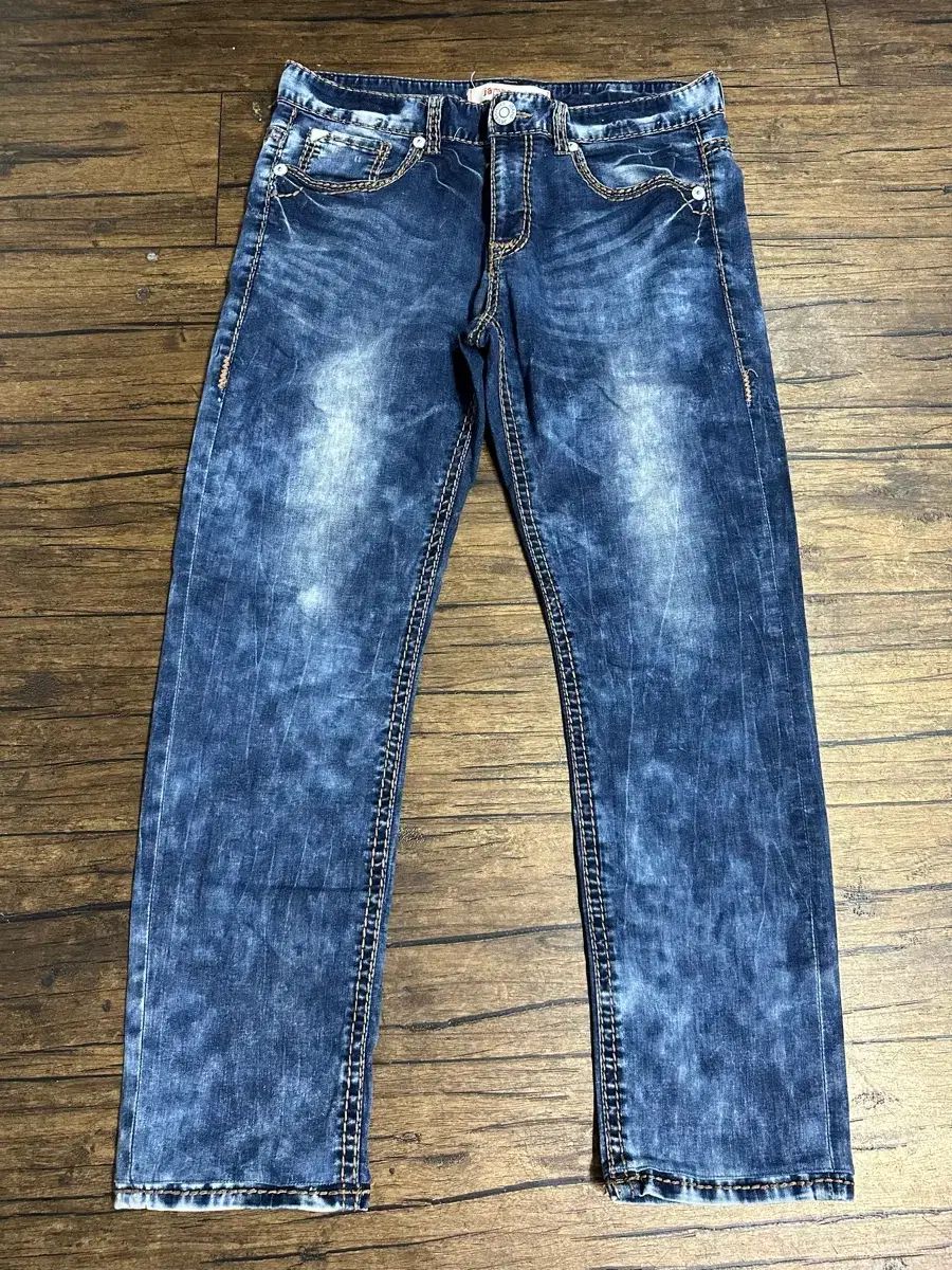 잠뱅이 JB フラップポケット ウォッシュ ストレッチ デニム ズボン 34インチ