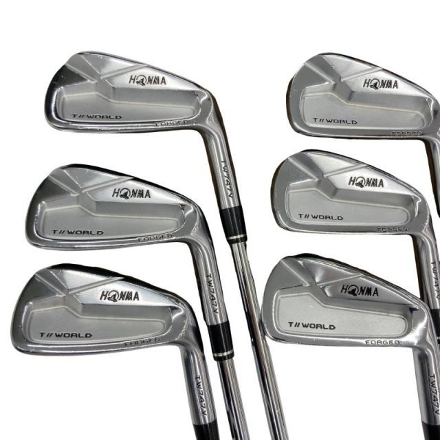 【中古】 本間ゴルフ TOUR WORLD TW747V 6S アイアンセット IR AMT TOUR WHITE (フレックスS) メンズ 男性用 右利き 右用 Cランク ゴルフクラブ