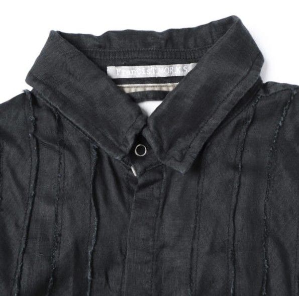 FranCisT_MOR.K.S. フランシストモークス LINEN-2HOOK-WIRED-H/S SHIRT