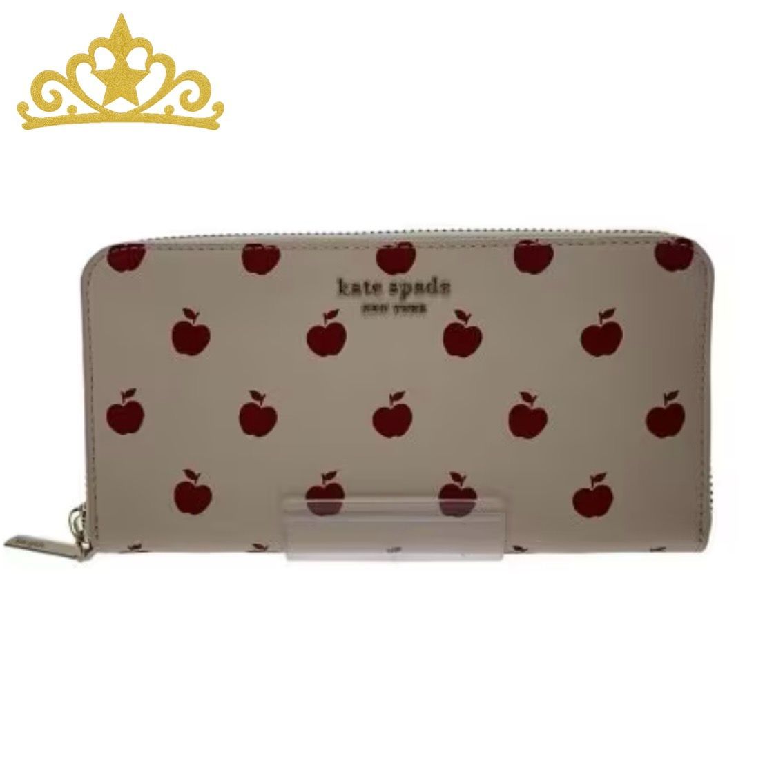 kate spade new york フルーツ アップル ジッピーウォレット レディース ケイトスペード 長財布