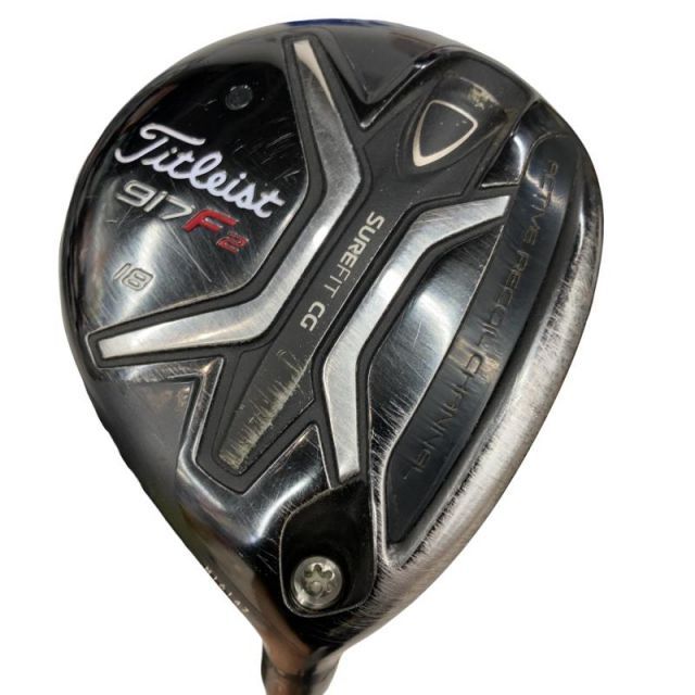 【中古】 タイトリスト 917 F2 18° フェアウェイウッド FW 純正特注シャフト (フレックスS) メンズ 男性用 右利き 右用 Cランク ゴルフクラブ