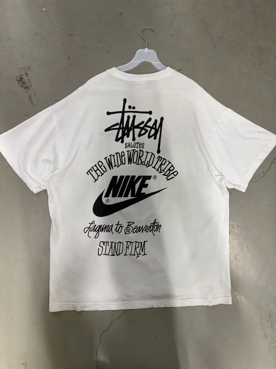 ナイキ STUSSY バックプリント 半袖T XL