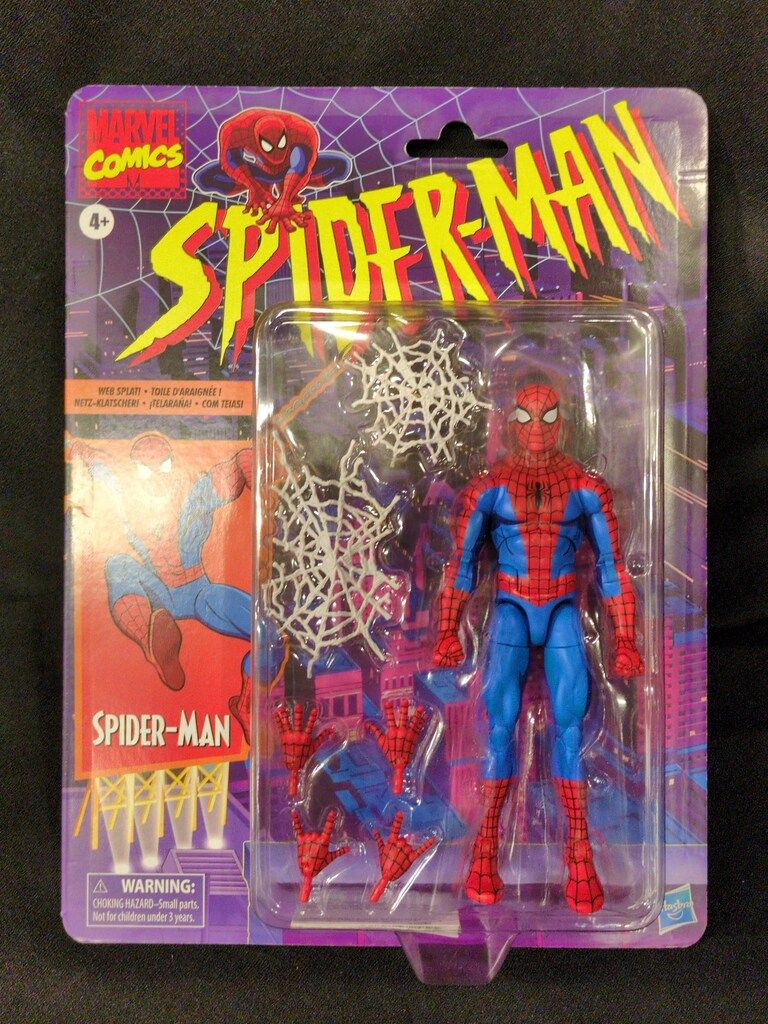 HASBRO (VINTAGE RETRO) SPIDER MAN SPIDER MAN 6インチ