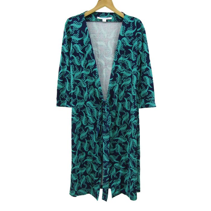 DIANE von FURSTENBERG - 新品　未使用　ダイアンフォンファスティンバーグ　値下　カーディガン ロング ダイアンフォンファステンバーグ ロングカーディガン アウター