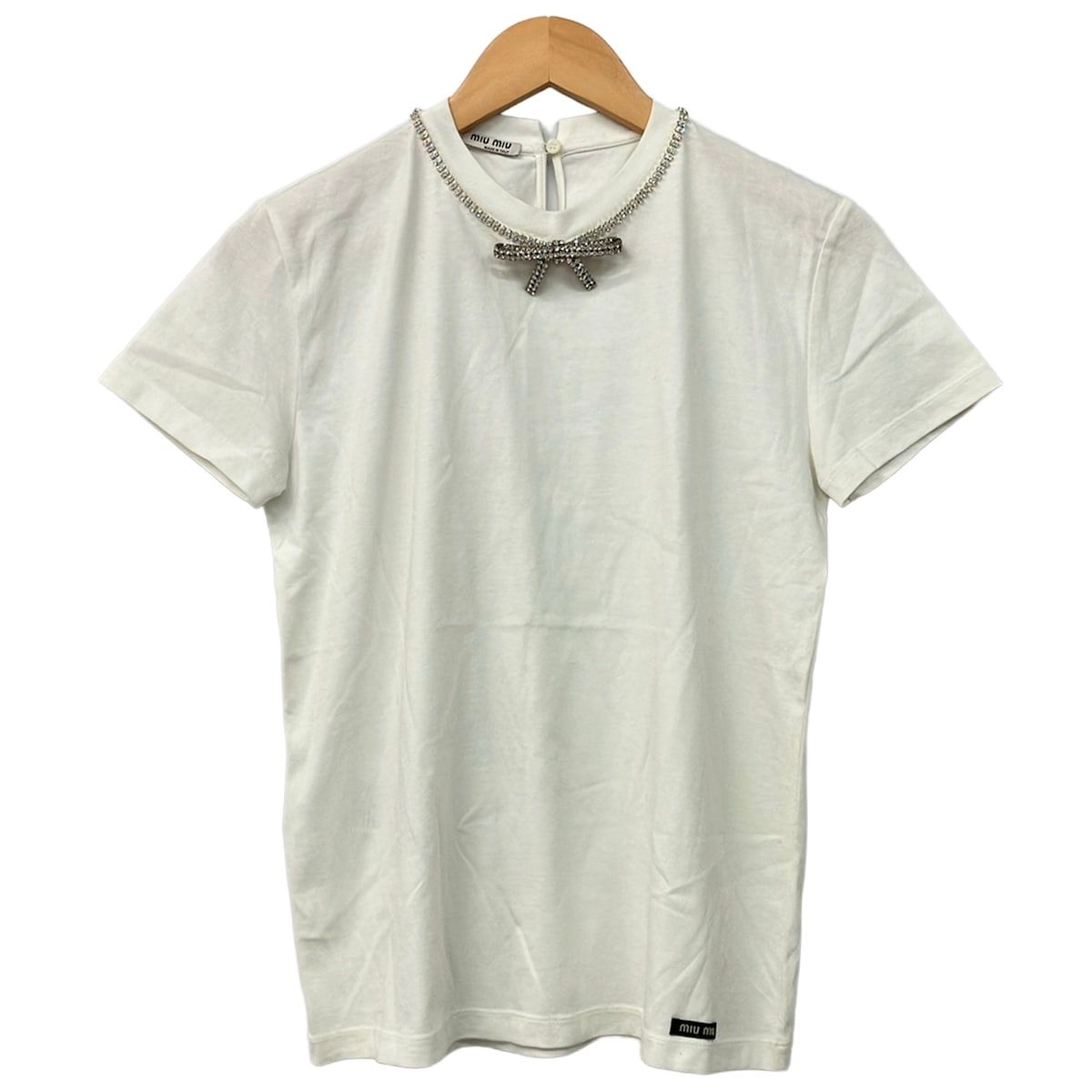 miumiu(ミュウミュウ) 半袖Tシャツ サイズXS レディース美品 MJN137 白