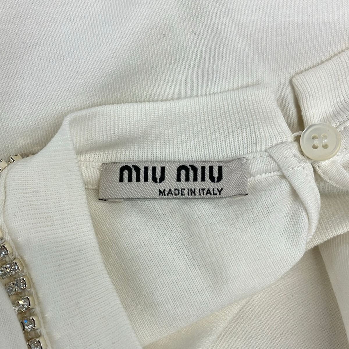 miumiu(ミュウミュウ) 半袖Tシャツ サイズXS レディース美品 MJN137 白