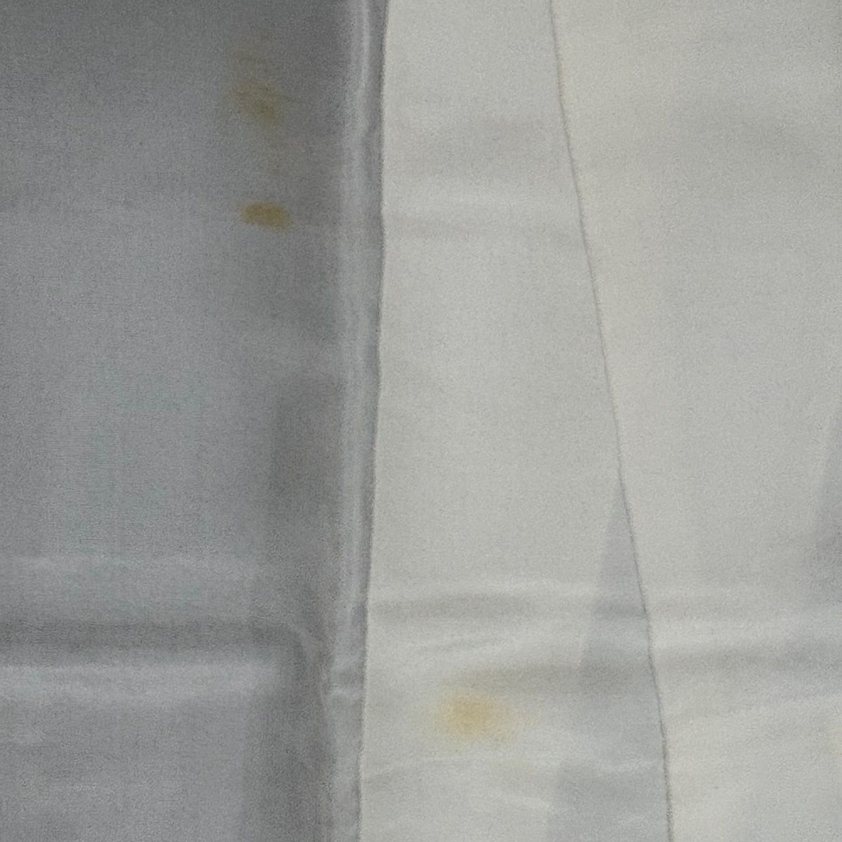 訪問着 身丈156cm 裄丈63cm S 袷 宝尽くし 金彩 染め分け 灰紫 正絹 秀品 一つ紋 【中古】