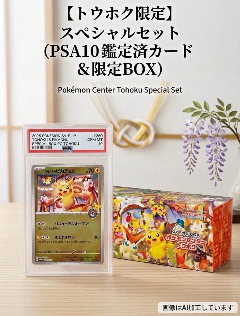 ⭐️スペシャルセット【PSA10】トウホクのピカチュウ ＆ スペシャルBOX