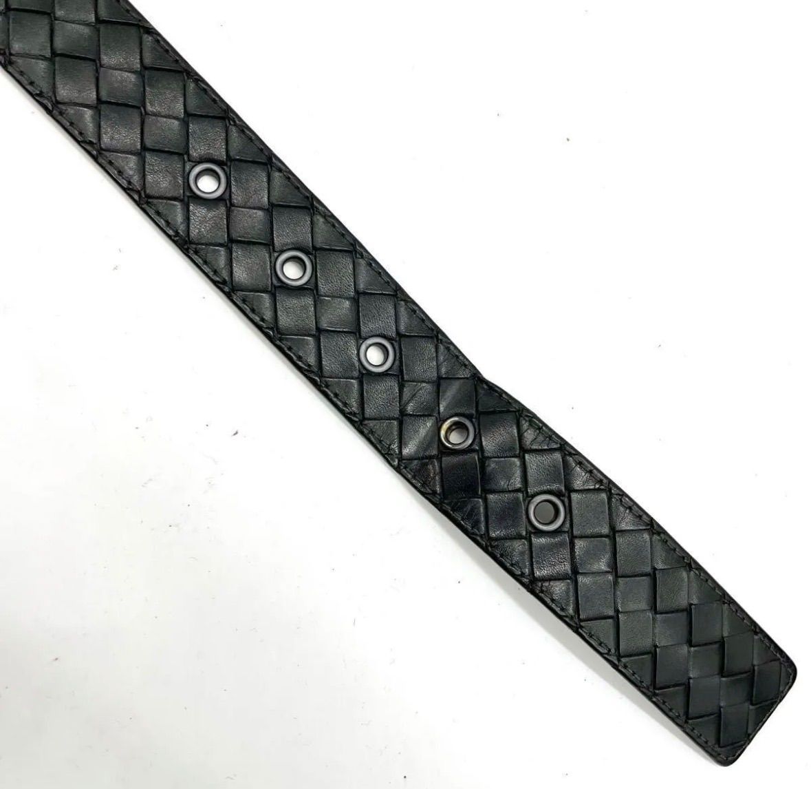 美品○BOTTEGA VENETA ボッテガヴェネタイントレチャート レザー