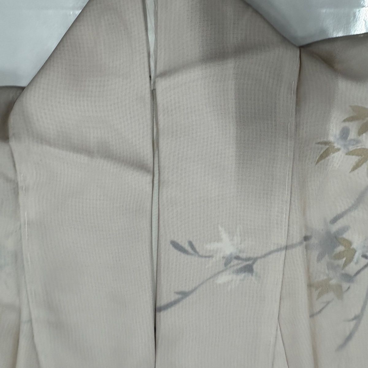 美品】 訪問着 身丈162cm 裄丈66cm M 紗絽袷 楓 薄小豆 正絹 名品