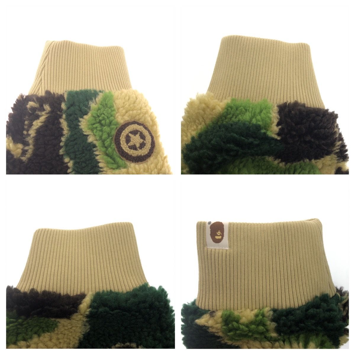 超美品 A BATHING APE アベイシングエイプ ABC CAMO SHARK RELAXED FIT