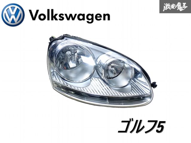 【綺麗!!】VW フォルクスワーゲン 純正 1K ゴルフ5 ハロゲン ヘッドライト レンズ 右 右側 片側 1K6 941 006Q 即納 25,769円