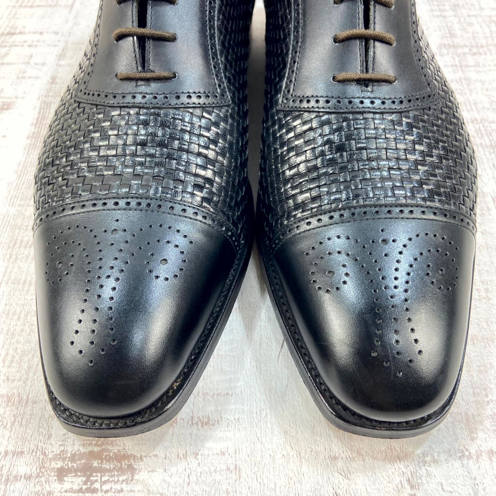 Crockett&Jones クロケット&ジョーンズ 9858 メッシュ ストレート