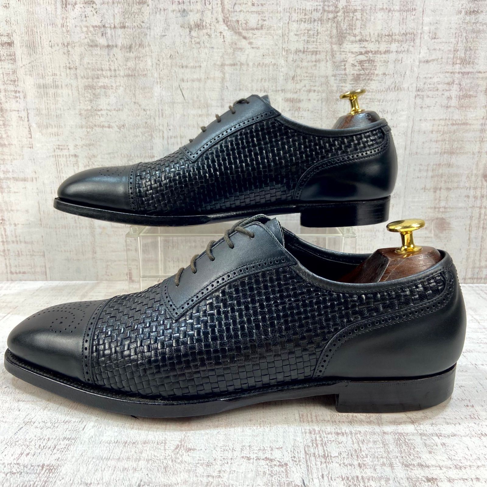 Crockett&Jones クロケット&ジョーンズ 9858 メッシュ ストレート