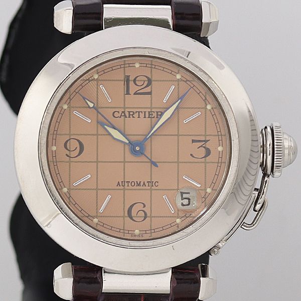 良品 稼働 カルティエ パシャ パシャC W31024M7 2324 CC449848 AT/自動
