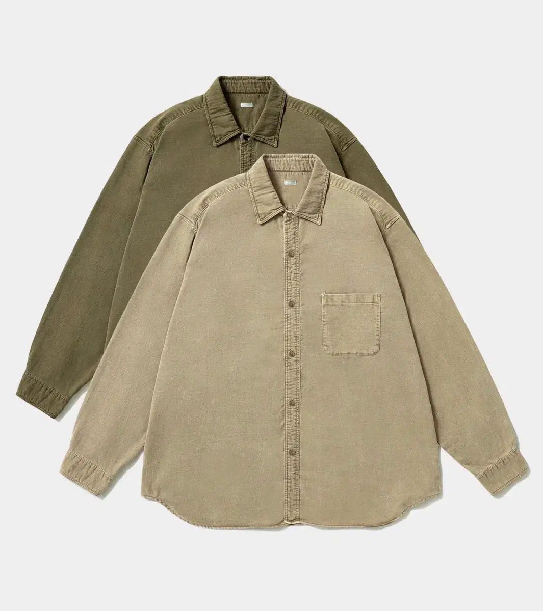 アプレッセ モールスキン シャツ ベージュ 3