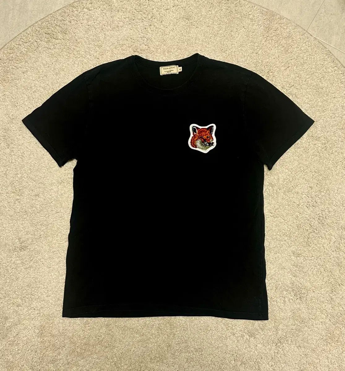 メゾンキツネ BIG 刺繍 ロゴ Tシャツ メンズ M サイズ