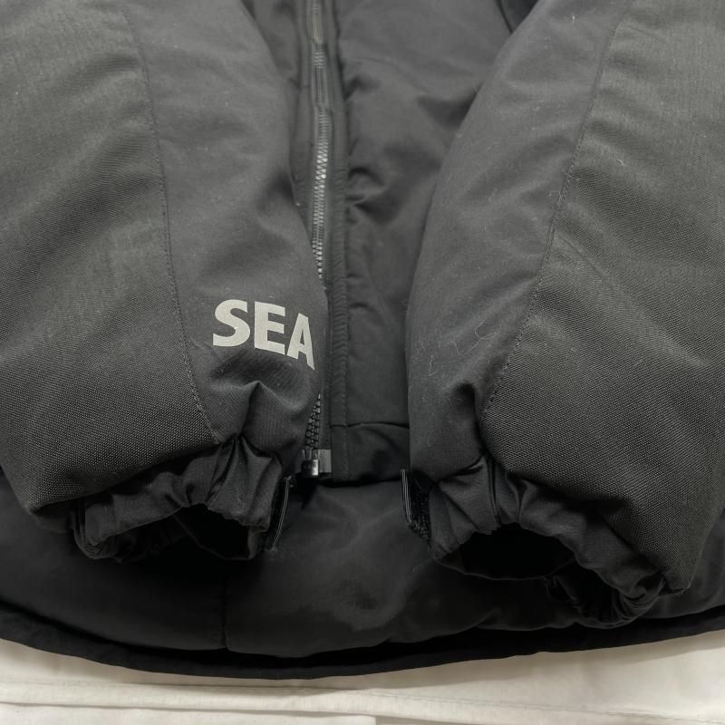 中古】WIND AND SEA 中綿ナイロンジャケット サイズXL ブラック ウィン