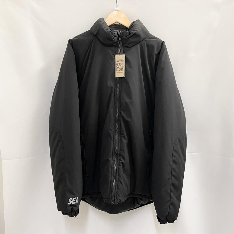 中古】WIND AND SEA 中綿ナイロンジャケット サイズXL ブラック ウィン