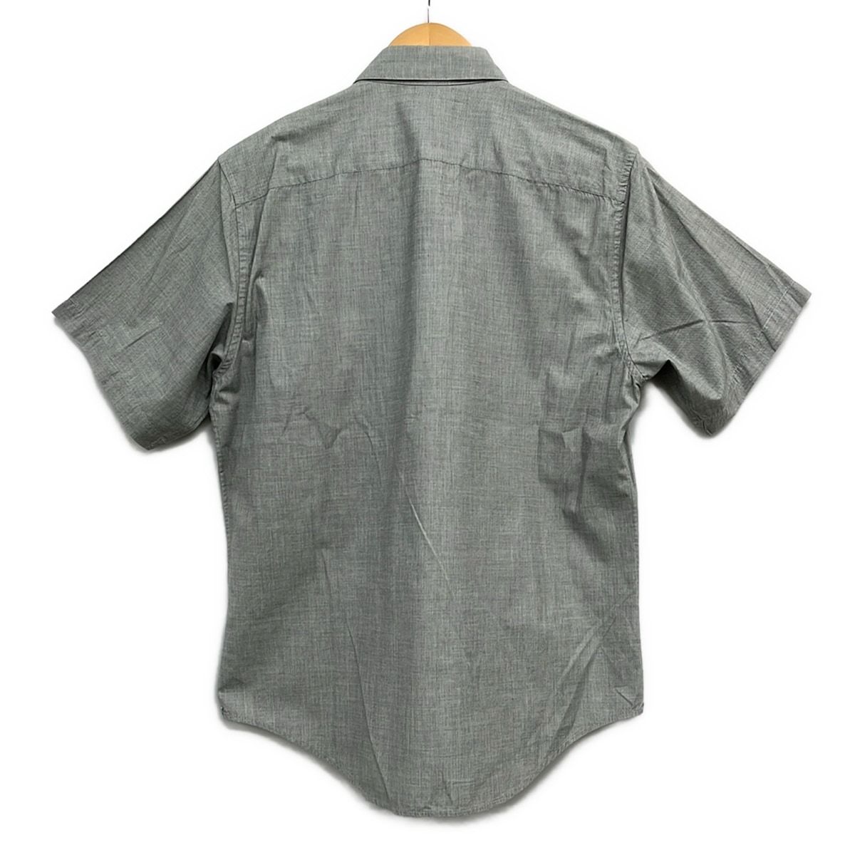 【美品】ポールスミス　PaulSmith　コレクション　グレー　半袖ワークシャツ PaulSmith(ポールスミス) 半袖シャツ サイズXL メンズ - グレー