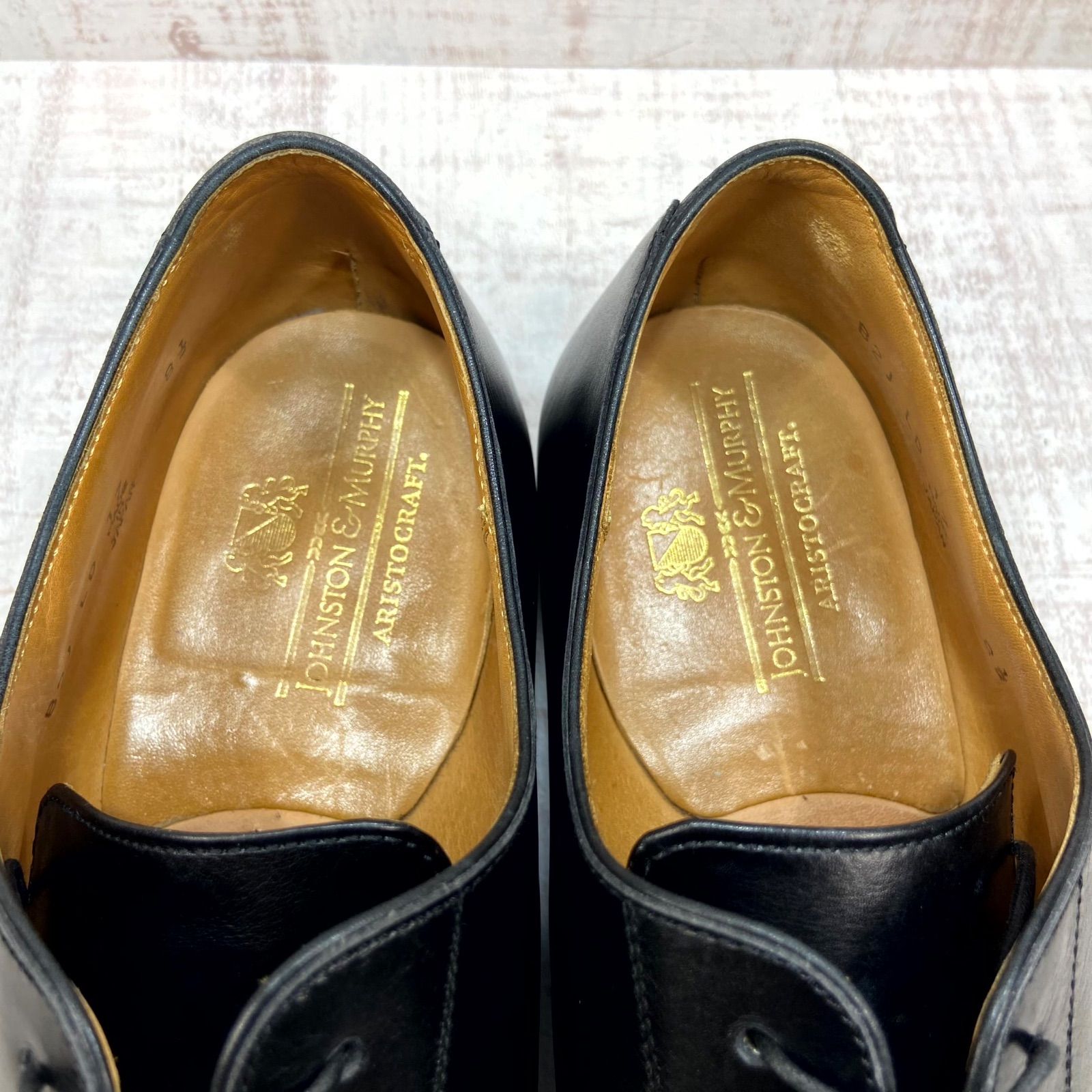 JOHNSTON&MURPHY ジョンストン&マーフィー 内羽根 ストレートチップ 