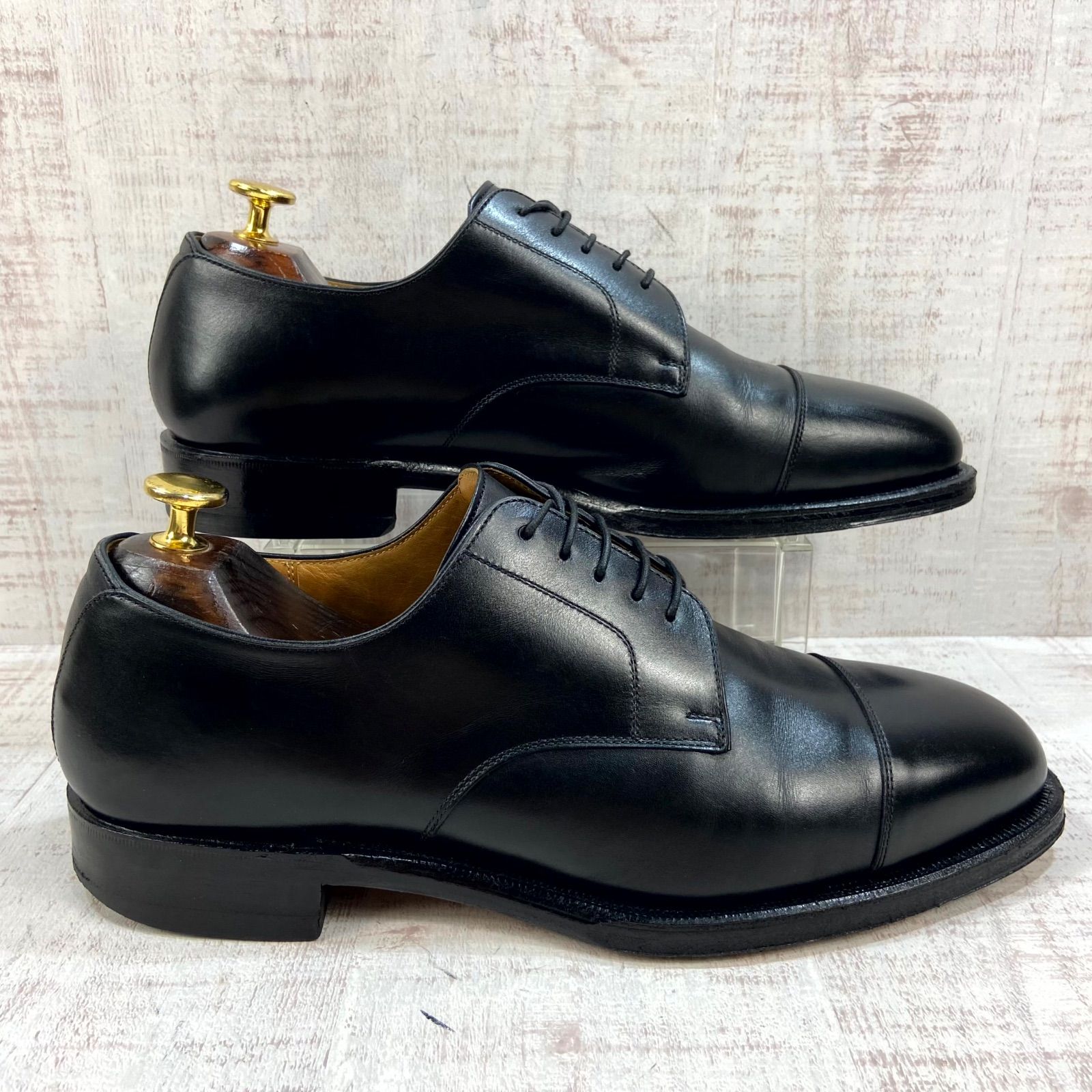 JOHNSTON&MURPHY ジョンストン&マーフィー 内羽根 ストレートチップ 