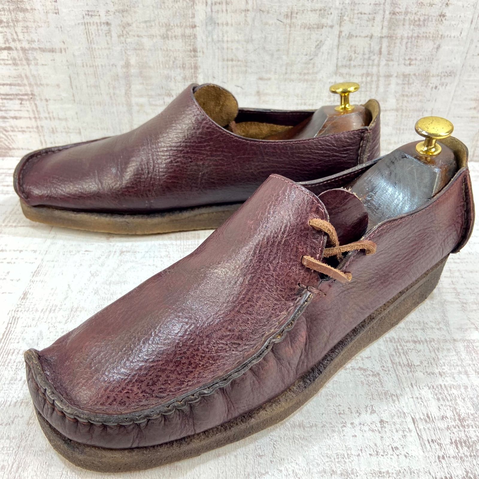 Clarks クラークス モカシン スリッポン UK9.5G 約27.5cm メンズ