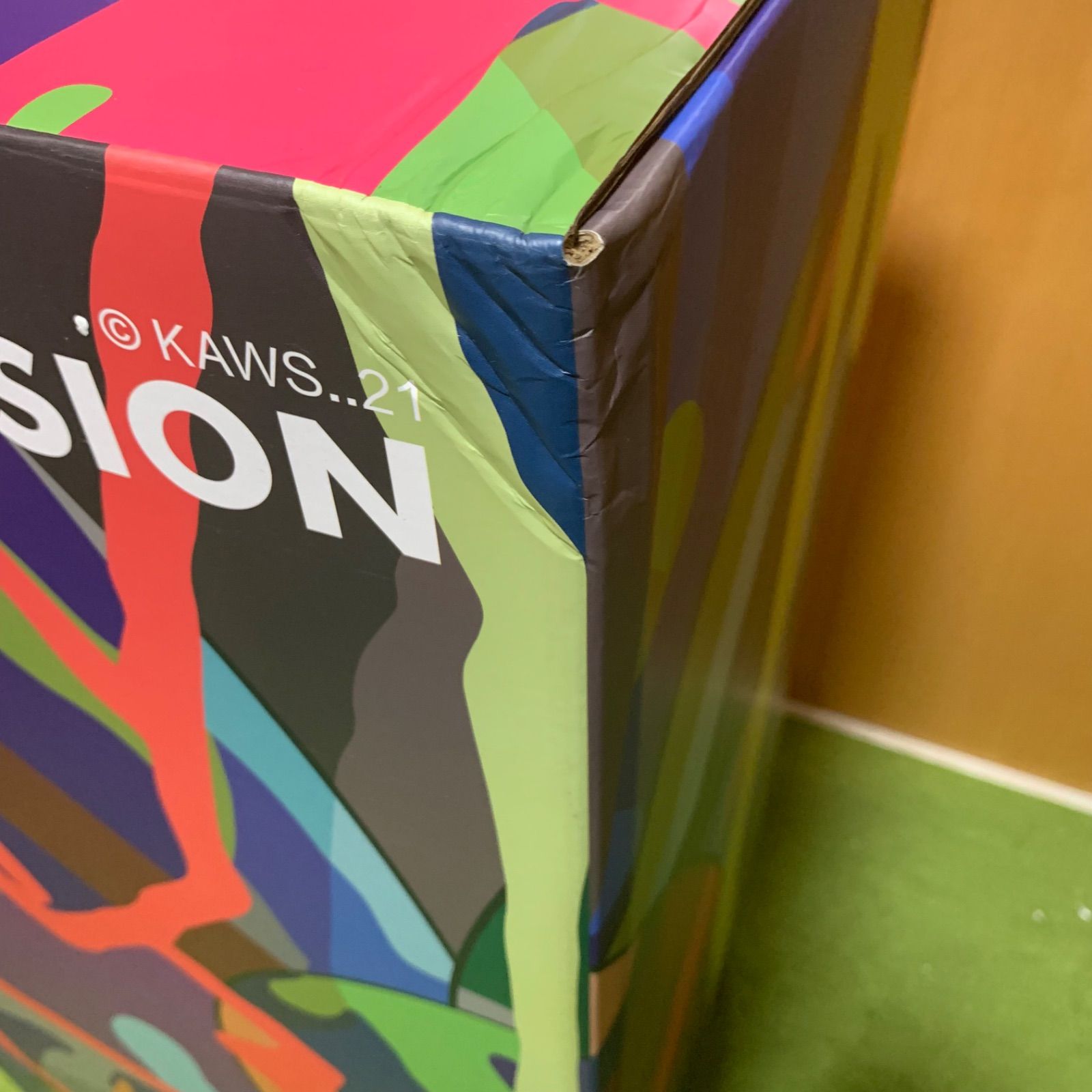 新品 BE@RBRICK TENSION (2021) 1000% KAWS MEDICOM TOY ベアブリック