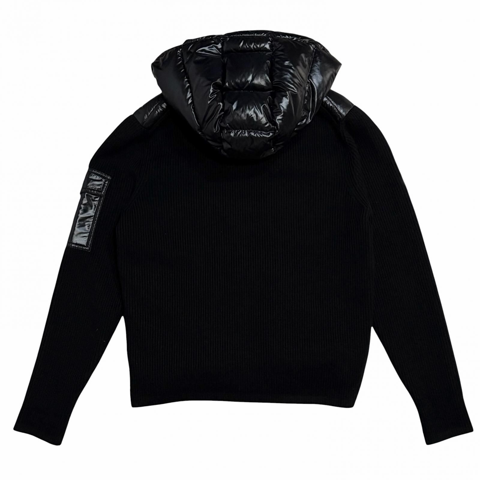 極美品/MONCLER/S /ブラック /ダウンニット /型番D209194162009699Z