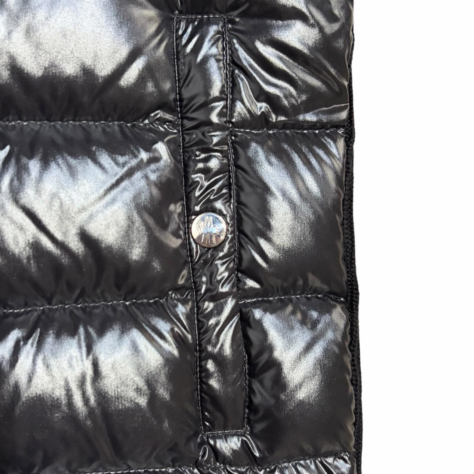 極美品/MONCLER/S /ブラック /ダウンニット /型番D209194162009699Z